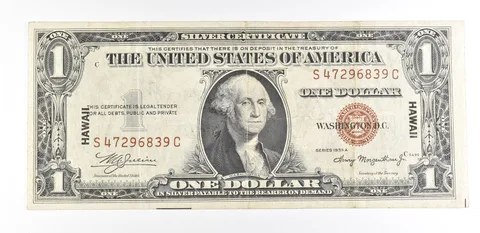1935 A $1 Silver Certificate Hawaii Fr#2300 Nice AU Occupation WWII Note *9314