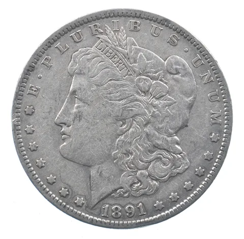 Early - 1891-O Morgan Silver Dollar - 90% US Coin *960