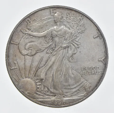 Rarest 1996 American Silver Eagle - Key Date - Rare LOW MINTAGE *367