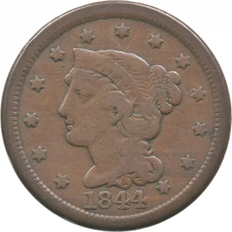 1844/81 Liberty Head Large Cent a4784
