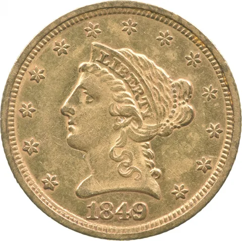 1849 $2.50 Liberty Head Gold Quarter Eagle *3915