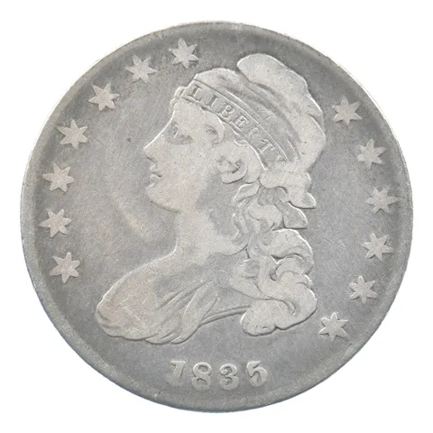 1835 Capped Bust Half Dollar O-109 R2 a5048