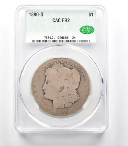 1890-O Morgan Silver Dollar FR2 CAC Lowball *3329