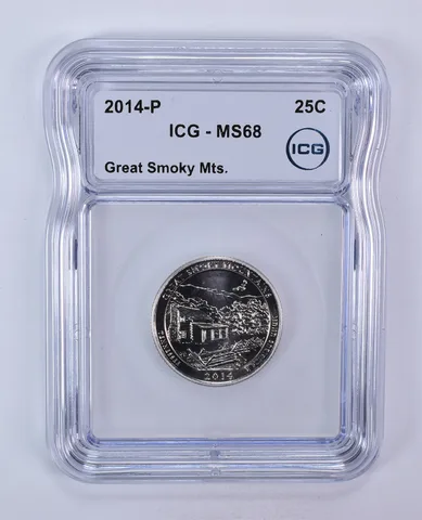 2014-P Washington Quarter ATB Great Smoky Mountains MS68 ICG
