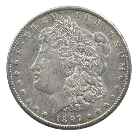 Early - 1897-S Morgan Silver Dollar - 90% US Coin *038