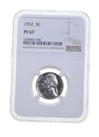 PF67 1952 Jefferson Nickel - Graded NGC *6095