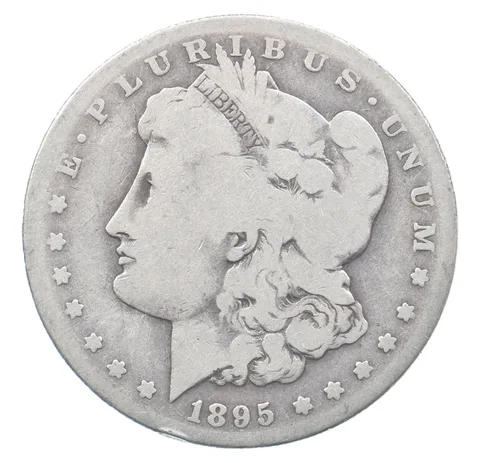 1895-S Morgan Silver Dollar a8665