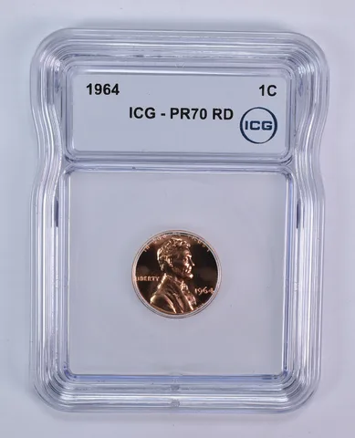 1964 Lincoln Memorial Cent PR70 RD ICG