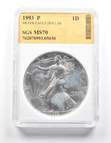 1993 American Silver Eagle a1239
