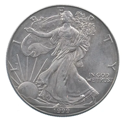 Better Date 1999 American Silver Eagle 1 Troy Oz .999 Fine Silver *627