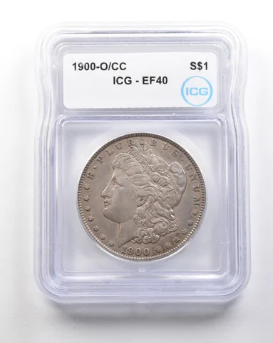 1900-O/CC Morgan Silver Dollar EF40 ICG *1664