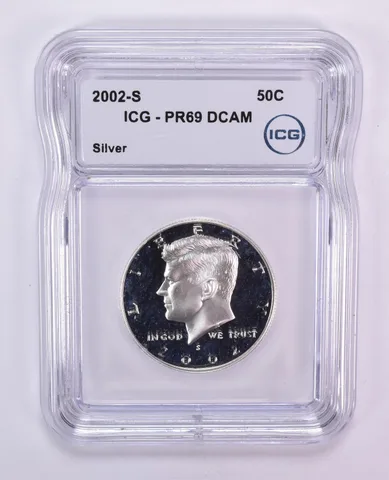 2002-S Kennedy Half Dollar Silver PR69 DCAM ICG