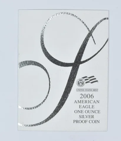 COA 2006-W American Silver Eagle Proof