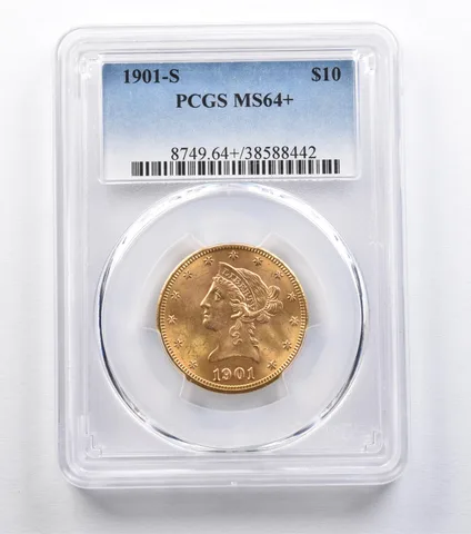 1901-S $10 Liberty Head Gold Eagle MS64+ PCGS *2239