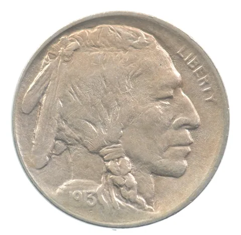 1913 Indian Head Buffalo Nickel Type 1 *0028