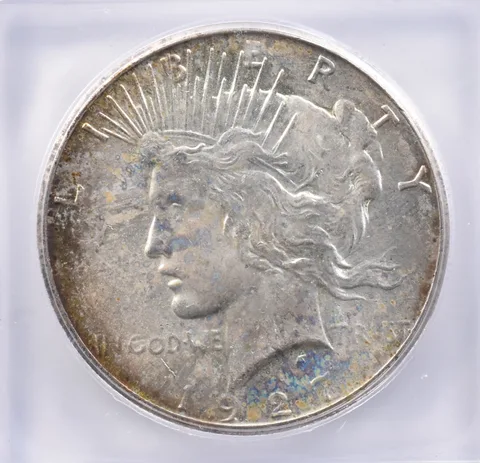 1927 Peace Silver Dollar MS64 ICG Beautiful Tone *2399