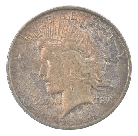 1924 Peace Silver Dollar Beautiful Tone *7601