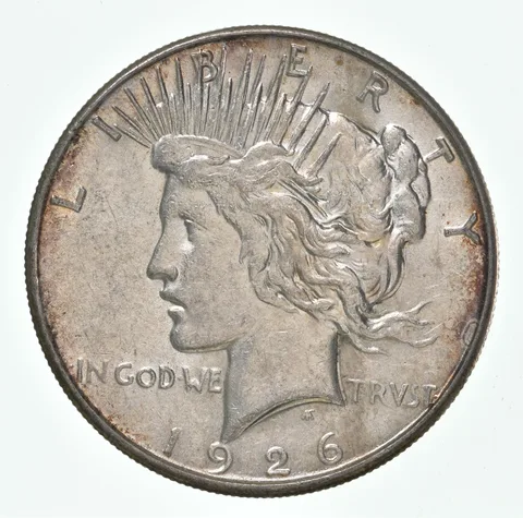 1926-S Peace Silver Dollar - Crusty Toned a2477