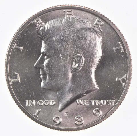 1989-D Kennedy Half Dollar Clad Unc