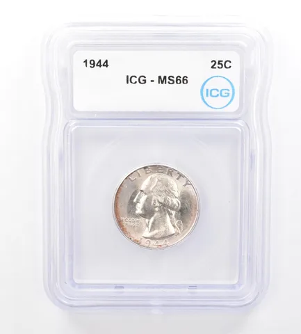 1944 Washington Quarter MS66 ICG *1652