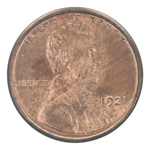 1921-S Lincoln Wheat Cent Beautiful Tone *4192