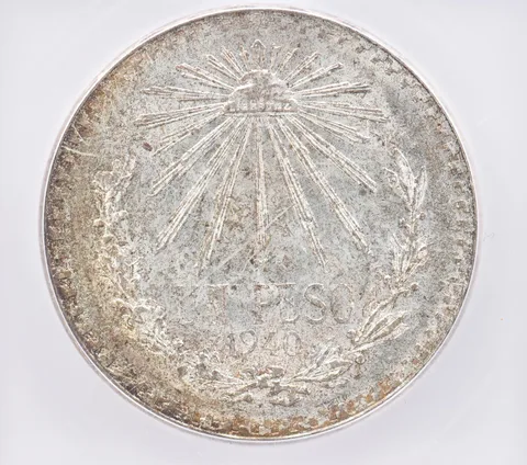 1940 M Mexico Peso KM#455 MS67 ICG Beautiful Tone *2549
