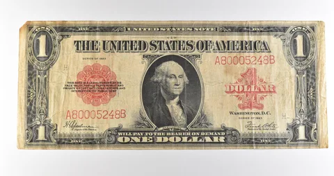 1923 $1 Legal Tender Red Seal Large Note Fr#40 *4682