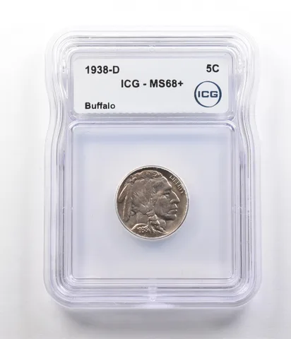 1938-D Indian Head Buffalo Nickel MS68+ ICG *2626