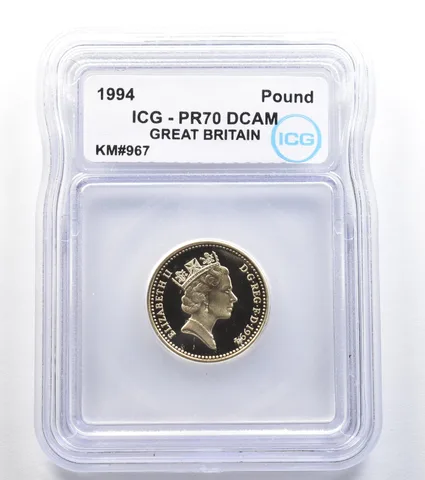 1994 Great Britain Pound KM#967 PR70 DCAM ICG *7859
