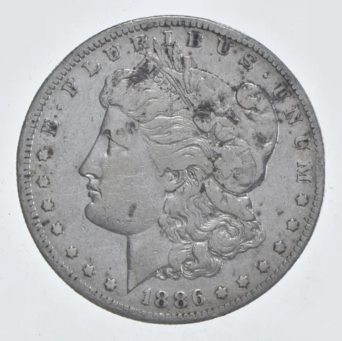 Early - 1886-O Morgan Silver Dollar - 90% US Coin *834