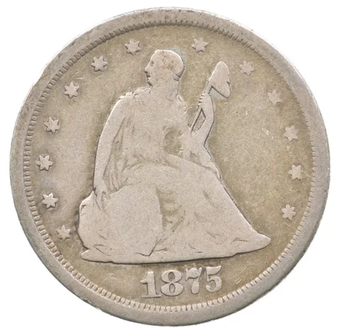 1875-S Seated Liberty Twenty Cent Piece *6723