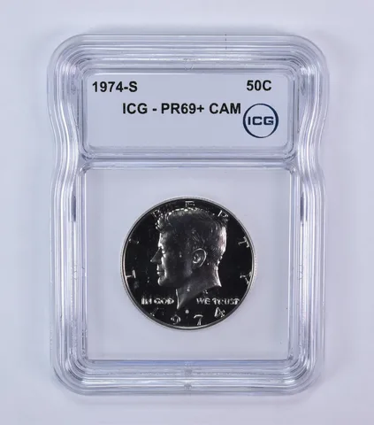 1974-S Kennedy Half Dollar PR69+ CAM ICG