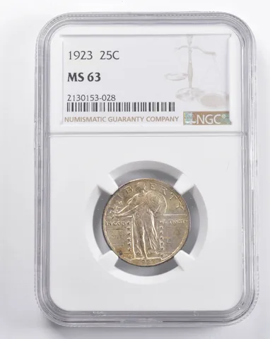 MS63 1923 Standing Liberty Quarter NGC *5697