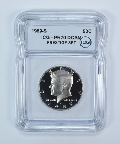 1989-S Kennedy Half Dollar Prestige Set PR70 DCAM ICG