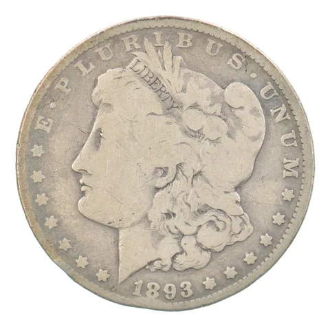 1893 Morgan Silver Dollar Beautiful Tone a7582