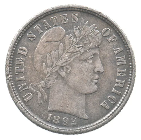 1892-S Barber Dime *7511