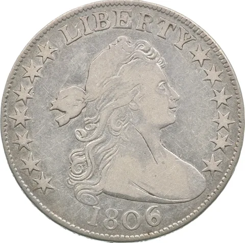 1806/9 Draped Bust Half Dollar 111a a3491