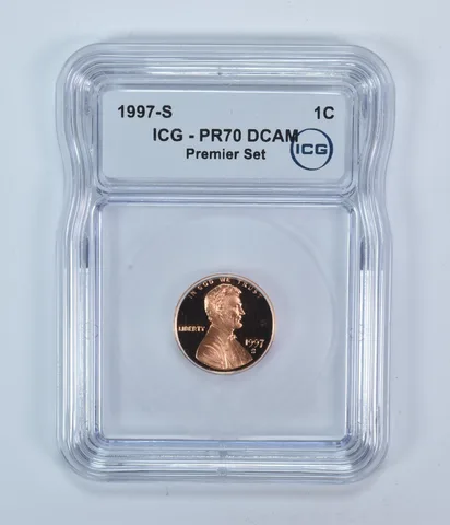1997-S Lincoln Memorial Cent Premier Set PR70 DCAM ICG