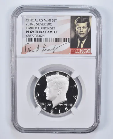 2016-S Kennedy Half Dollar Silver Limited Edition PF69 UCAM NGC