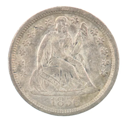 1856 Seated Liberty Dime Large Date Beautiful Tone a2324