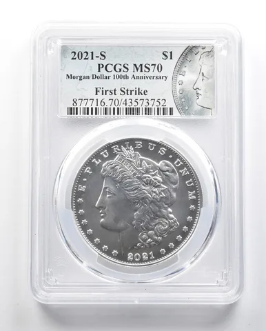 MS70 2021-S Morgan Silver Dollar FS PCGS *0587