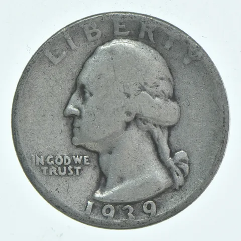 1939 (P) Washington Quarter Average Circ