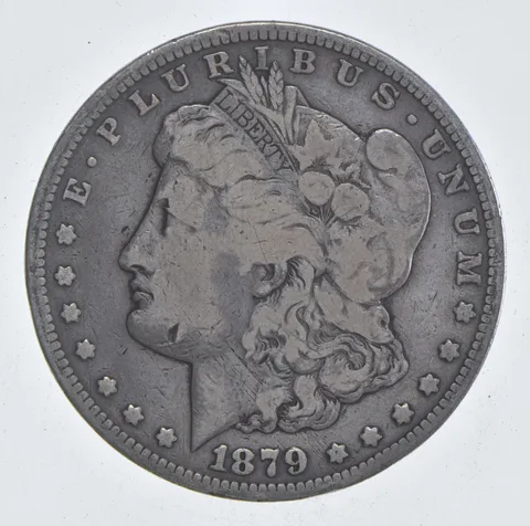 Early - 1879-S Morgan Silver Dollar - 90% US Coin *863