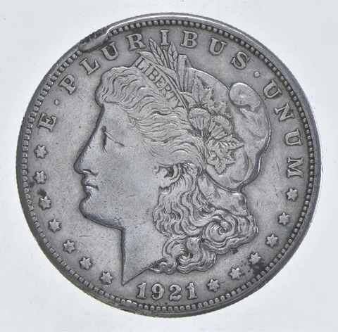 1921-S Morgan Silver Dollar - Last Year Issue 90% $1 Bullion *517