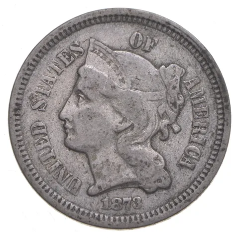 1873 Nickel Three-Cent Piece a4110