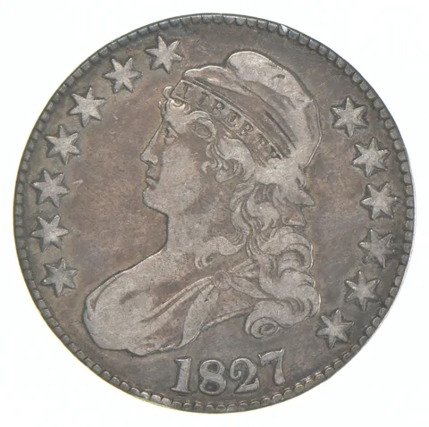 1827 Capped Bust Half Dollar a6063