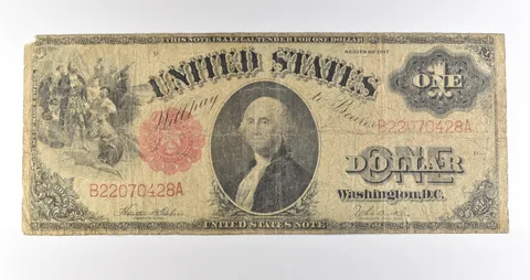 1917 $1 Legal Tender Red Seal Large Note Fr#36 *4675