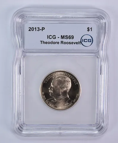 2013-P Presidential $1 Theodore Roosevelt MS69 ICG
