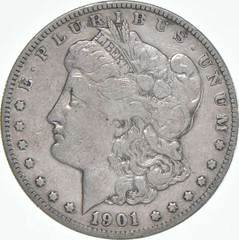 VG/F 1901-S Morgan Silver Dollar (1 coin)