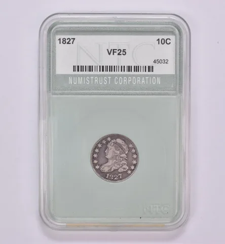1827 Capped Bust Dime Beautiful Tone *0466